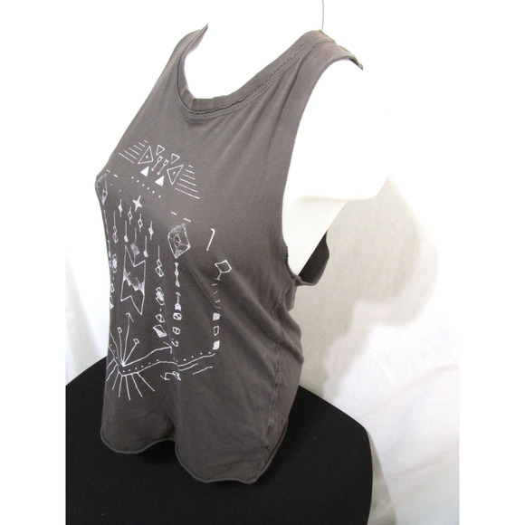 Urban Outfitters Project Social T Gray Tribal Print Sleeveless Tank Women M - Picture 6 of 7